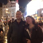 Scott and Janet at Piccadilly