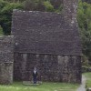 Kevin in front of St. Kevin's