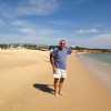 Walt on the beach at Cape Sagres