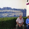 Men and tiles in Lisbon